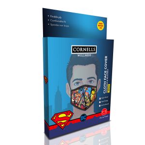 Cornells Face Mask Adult Superman Design