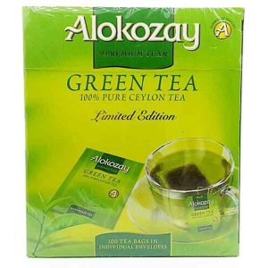 Alokozay Green Tea 100 Envelopes of Tea Bags