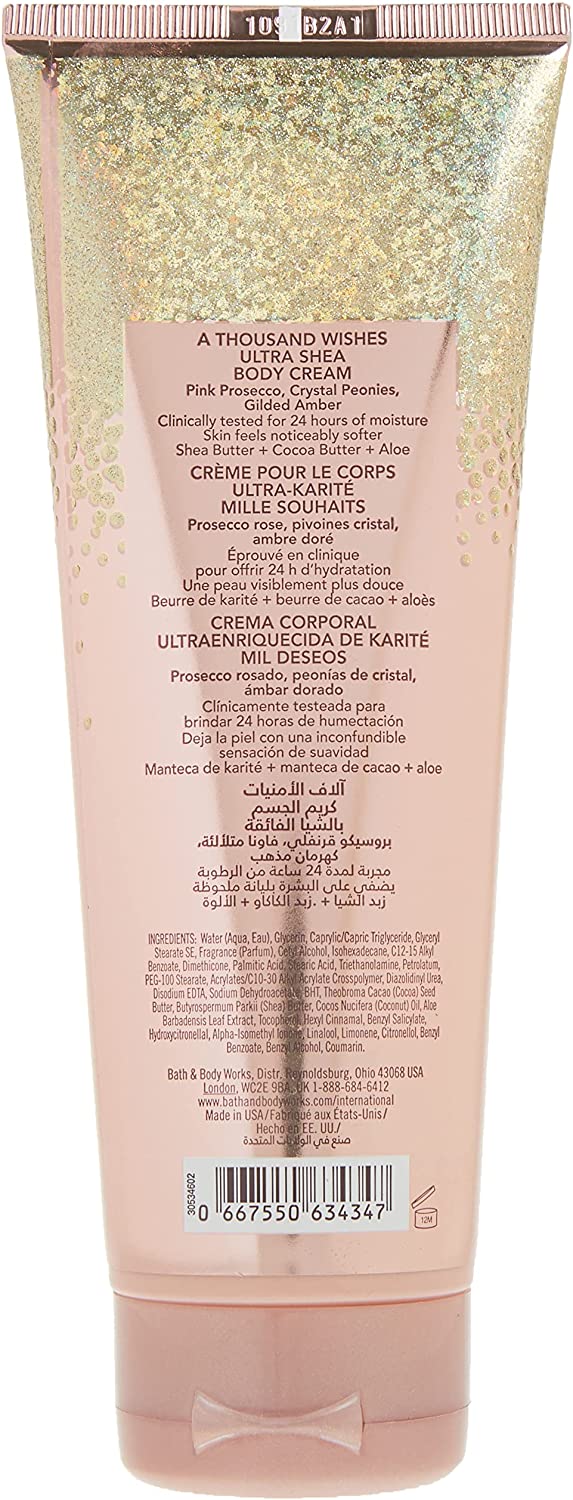 BBW A THOUSAND WISHES, BODY CREAM, 226G