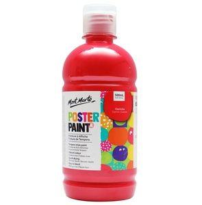 MM Poster Paint 500ml - Carmine