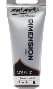 MM Dimension Acrylic 75mls - Titanium White