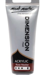 MM Dimension Acrylic 75mls - Rose Madder