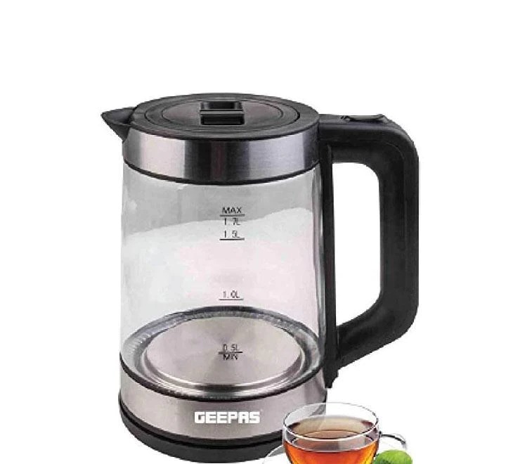 Geepas 1.7 Liter Glass Electric Kettle