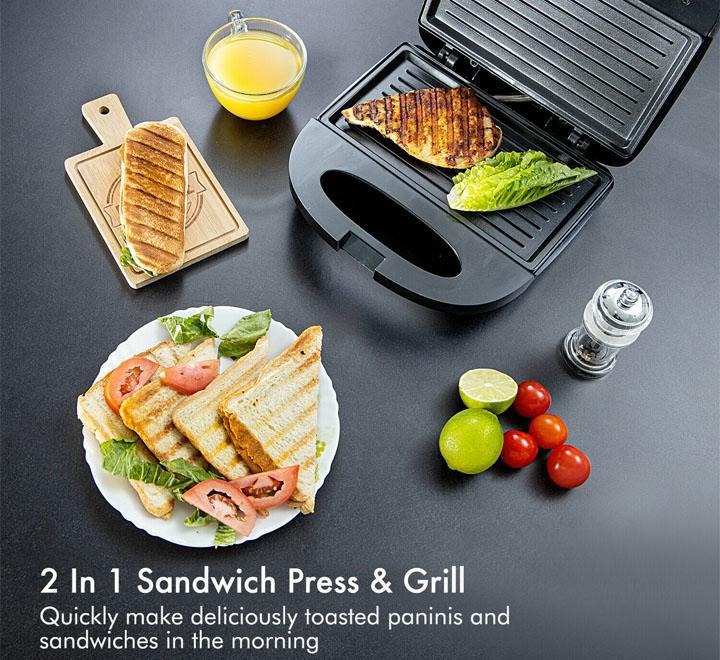 2 Slice Sandwich Grill Maker - Image 2