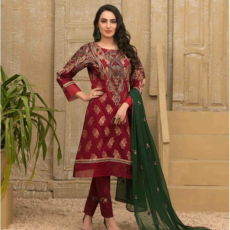 Tawakkal Mon Cheri Banarsi Lawn D9085