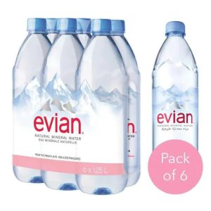 6 pcs of Evian Water 500ml