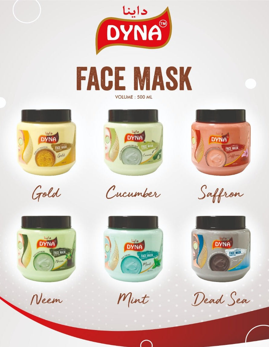 Dyna Face Mask 500 ML - 24 Pcs