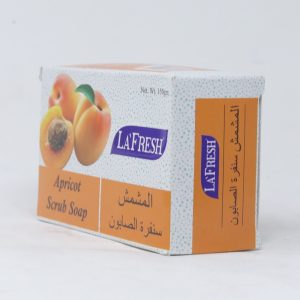 La Fresh Apricot Scurb Soap 12 Pcs - 24 Pcs