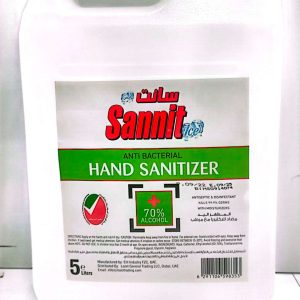 Sannit ice hand sanitizer 5 ltr 70% alcohol - 4 pcs