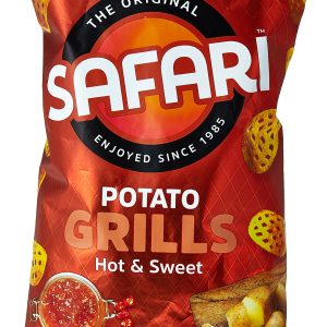 Safari Potato Grills Hot & Sweet 125 g x 12 pcs