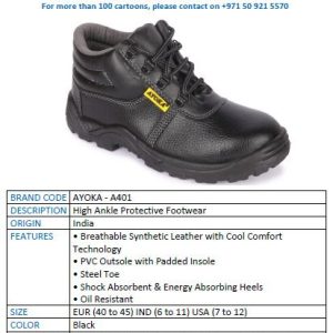 Ayoka Safety Shoes 10 pairs AED 200 pay by card +971509215570