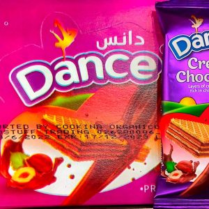 DANCE CREAM WAFFERS (CHOCLATE) 12 PCS - 12 Pcs