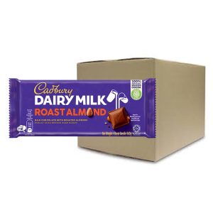 Cadburry dairy milk roasted almond 160G - 6 Pcs