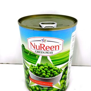 Nureen green peas 400 gm - 24 pcs