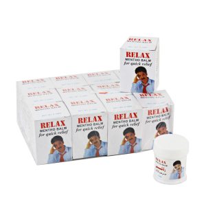 Relax Mentho Balm Net Wt .9gms - 12 Pcs