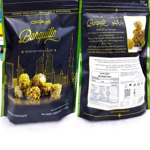 Cocoa Melts Barquillo Roasted Pistachio 220 gm X 20 pouch - 1 carton