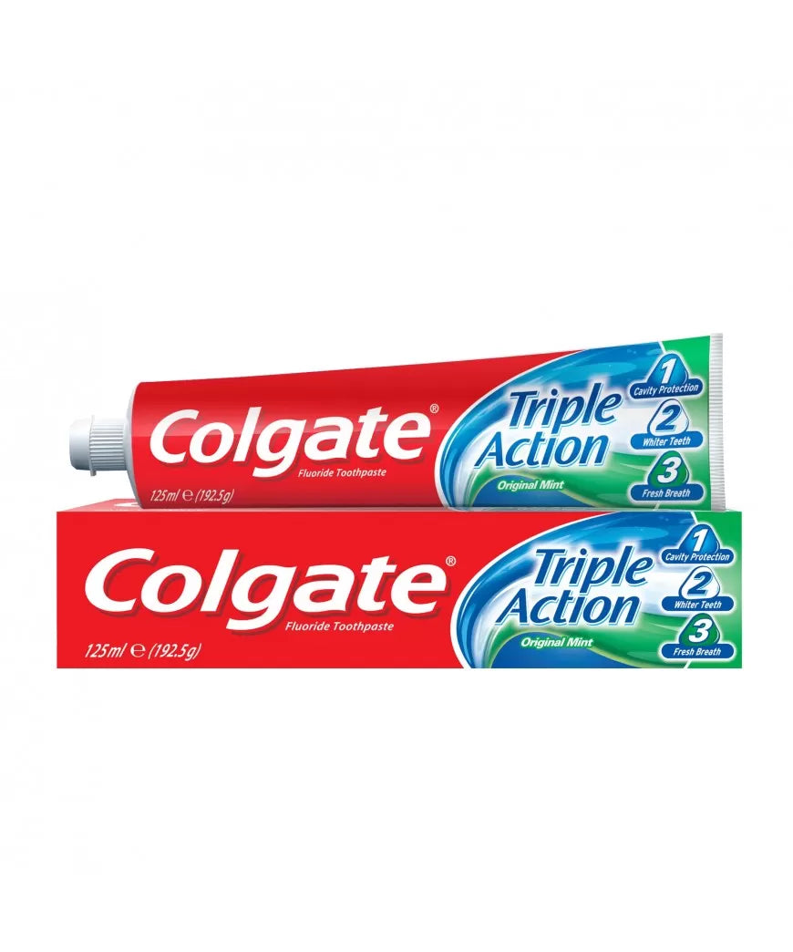 Colgate Tooth paste Triple Action-125ml - 12pcs