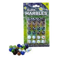 Glass Marbles Card - 20pcs