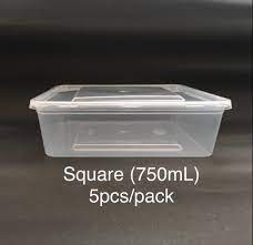 Microwave Container 5pcs 750ml - 12 Pcs