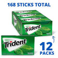Trident Spearmint 14 stick - 12 Pcs
