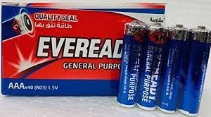 Eveready AAA Battary - 40 Pcs