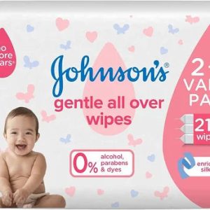 JOHNSONS BABY WIPES 2+1 VALUE PACK - 9pcs