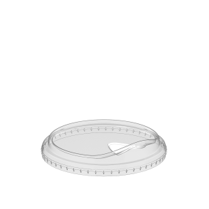 Cosmoplast 90 MM PACK OF 50 STRAWLESS LIDS FOR 12, 14 OZ CLEAR PLASTIC CUPS