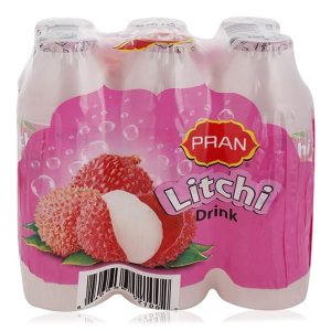 Pran Litchi Drink 285ml - 6 pcs