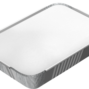 Cosmoplast 890 CC PACK OF 25 ALUMINIUM CONTAINERS WITH LIDS