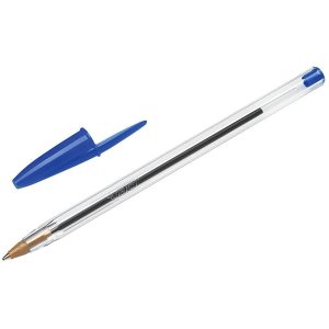 Bic disposable ballpoint pen cristal blue 0.4 mm