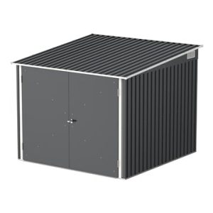 Cosmoplast 6X6FT BIKE STORAGE STEEL SHED WITH RACKS