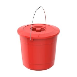 Cosmoplast EX 3L ROUND PLASTIC BUCKET WITH STEEL HANDLE