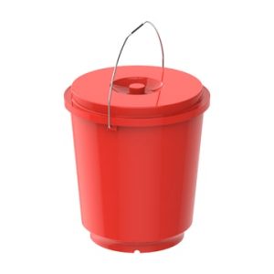 Cosmoplast EX 26L ROUND PLASTIC BUCKET WITH STEEL HANDLE