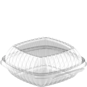 Cosmoplast SMALL BURGER PLASTIC CONTAINERS PACK OF 25