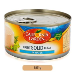 C/GARDEN LIGHT TUNA SOLID IN WATER 185G