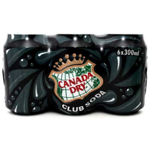 Canada Dry Club Soda 6X300ml