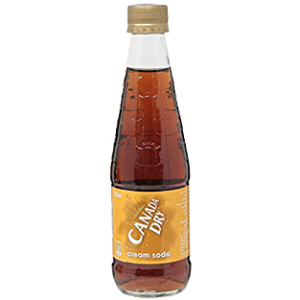 Canada dry crem soda bottle black 330 ml