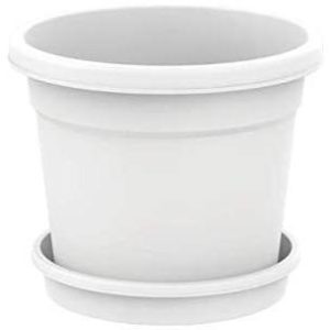 Cosmoplast flower pot 10 inches white