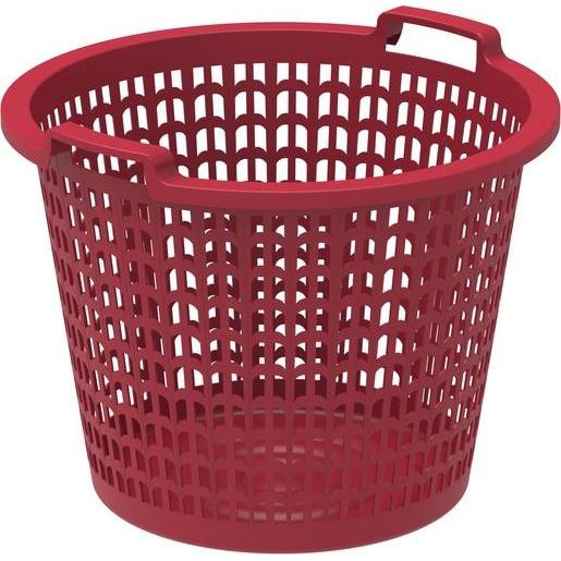 Cosmoplast plastic foldable laundry basket yellow 32