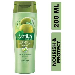 Dabur vatika shampoo 200ml nourshing & protect