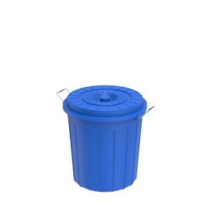 Cosmoplast 45L ROUND PLASTIC DRUMS WITH LID