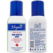 Elegant quick action sanitizer spray 60 ml
