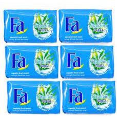 Fa vitalizing aquatic fresh scent soap 6 x 175gm