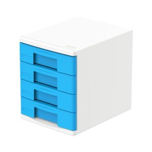 Cosmoplast 4 TIERS FILE CABINET A4 DRAWERS