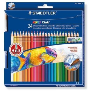Flamingo colour pencil 24 pieces with eraser