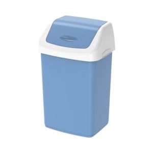 Cosmoplast 46L FLIP-TOP WASTE BIN WITH SWING LID
