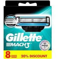 Gillette mach 3 8's