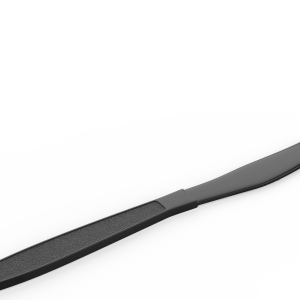 Cosmoplast BLACK PLASTIC KNIVES PACK OF 50