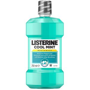 Listerine mouthwash, cool mint, 250ml