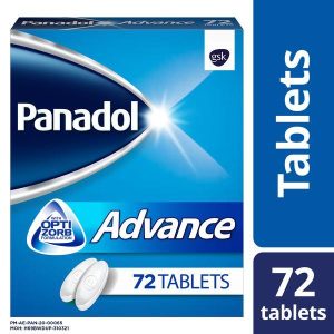 Panadol teblates - 72 pieces